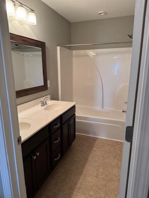 2747 Candlewick Ct, Murfreesboro, TN 37127 - bathroom featuring shower / bath combination and double vanity