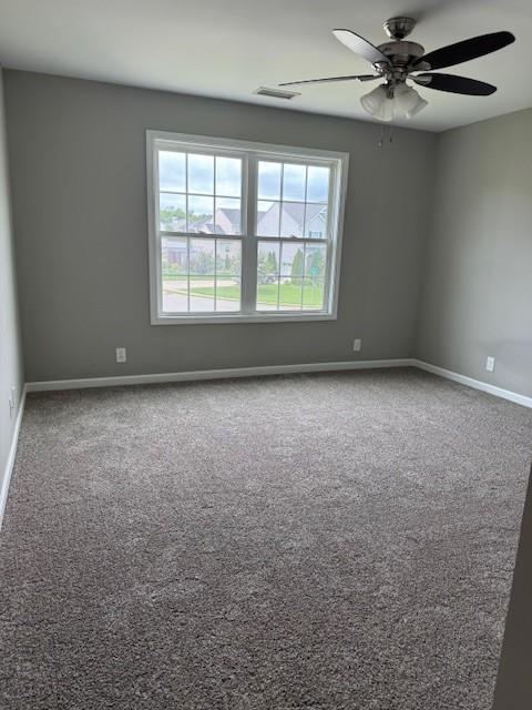2747 Candlewick Ct, Murfreesboro, TN 37127 - unfurnished room featuring a ceiling fan and carpet flooring