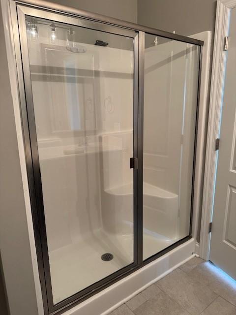 2747 Candlewick Ct, Murfreesboro, TN 37127 - bathroom with tile patterned flooring and a shower stall