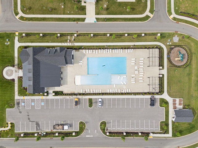 1434 Autumn Leaf Ln, Mount Juliet, TN 37122 - drone / aerial view of a pool area