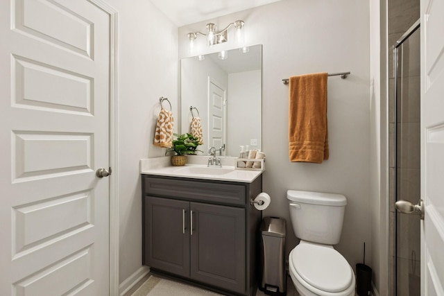 1434 Autumn Leaf Ln, Mount Juliet, TN 37122 - bathroom with vanity and a shower with shower door