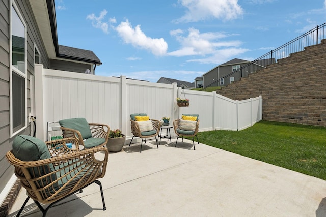 1434 Autumn Leaf Ln, Mount Juliet, TN 37122 - fenced backyard featuring a patio area