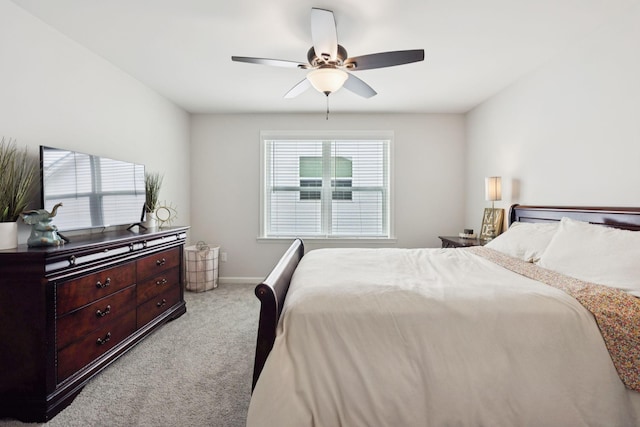 1434 Autumn Leaf Ln, Mount Juliet, TN 37122 - bedroom with light carpet and ceiling fan