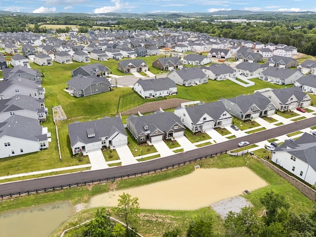 1434 Autumn Leaf Ln, Mount Juliet, TN 37122 - aerial perspective of suburban area with a large body of water