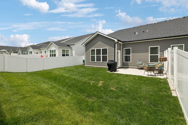 1434 Autumn Leaf Ln, Mount Juliet, TN 37122 - rear view of house featuring a patio and a shingled roof