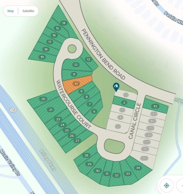 533 Canal Cir, Nashville, TN 37214 - map of parcels