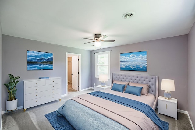 13989 Owens Chapel Rd, Springfield, TN 37172 - bedroom featuring carpet and ceiling fan