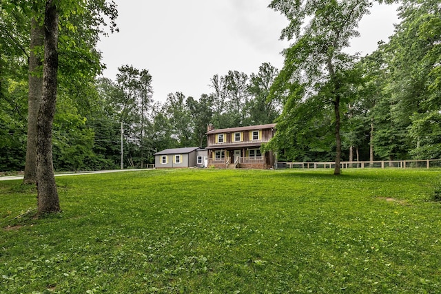 13989 Owens Chapel Rd, Springfield, TN 37172 - view of front of property featuring a chimney and a porch
