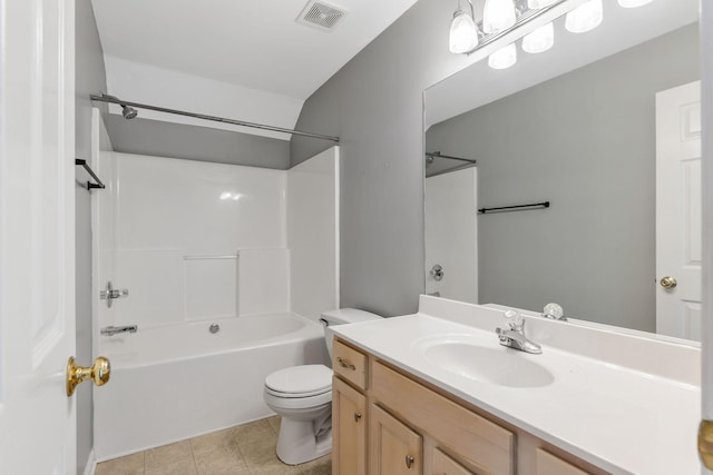 3406 Meadowhill Dr, Murfreesboro, TN 37130 - full bathroom featuring vanity, shower / bath combination, and tile patterned flooring