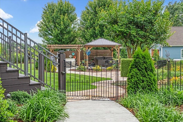 180 Jasper Springs Dr, Jasper, TN 37347 - gate featuring a gazebo