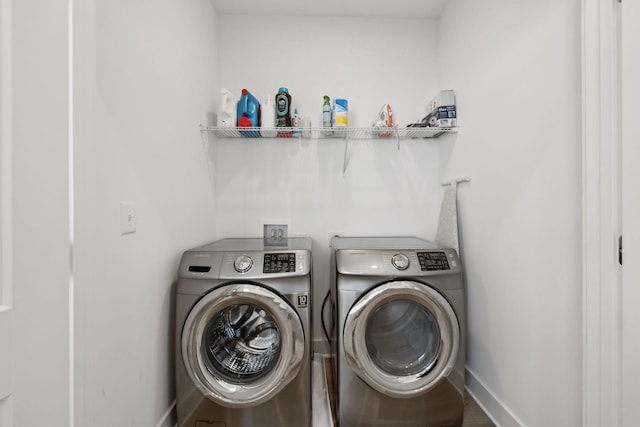 234 Sounder Cir, La Vergne, TN 37086 - washroom with separate washer and dryer and baseboards