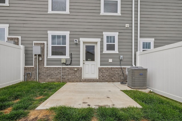 2509 Drumwright Way, Columbia, TN 38401 - doorway to property featuring a patio and brick siding