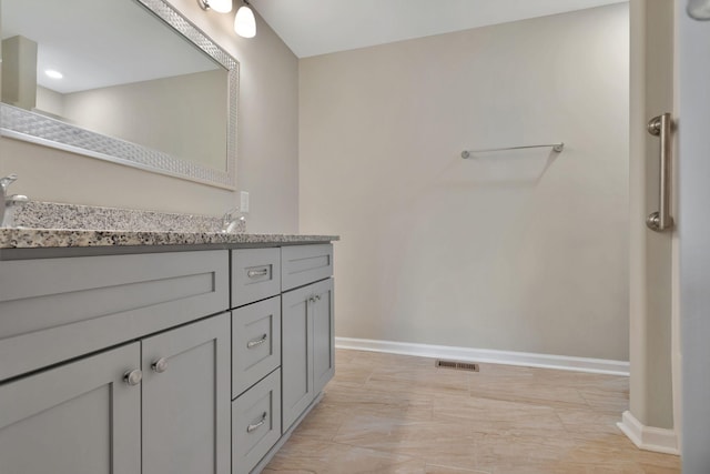 288 Springwater Dr, Summertown, TN 38483 - bathroom with double vanity and baseboards