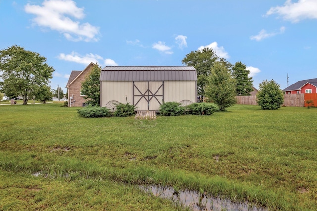 288 Springwater Dr, Summertown, TN 38483 - view of yard with a storage unit
