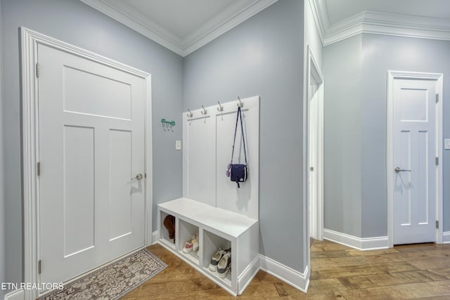 2023 Legacy Ln, Maryville, TN 37803 - mudroom with wood finished floors and crown molding