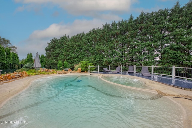 2023 Legacy Ln, Maryville, TN 37803 - view of swimming pool featuring a jacuzzi