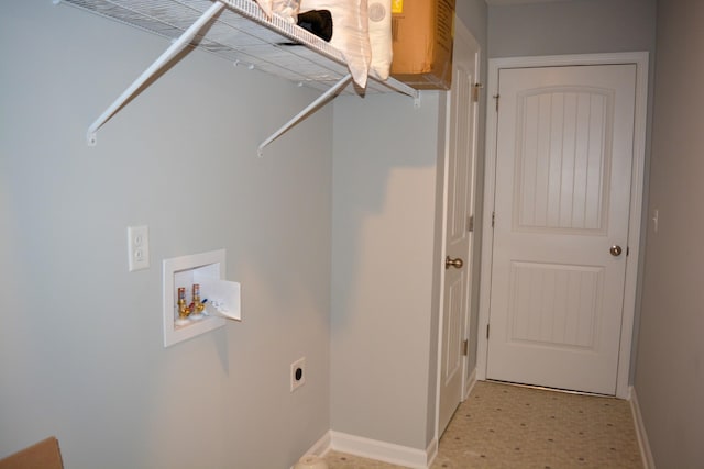 3722 Stormy Ln, Rockvale, TN 37153 - laundry room with hookup for an electric dryer, washer hookup, and light floors