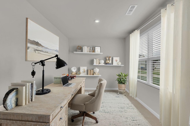 1830 Quail Run Way, Spring Hill, TN 37174 - carpeted office featuring baseboards and recessed lighting