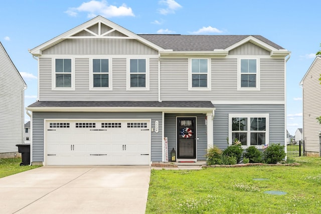 5524 Compass Way, Christiana, TN 37037 - view of front of home with driveway, an attached garage, and board and batten siding