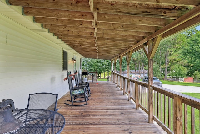 10615 Owens Chapel Rd, Springfield, TN 37172 - view of deck
