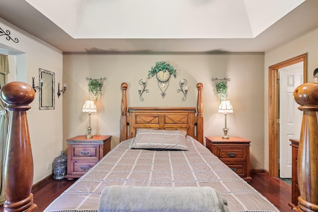 10615 Owens Chapel Rd, Springfield, TN 37172 - bedroom with dark wood-style floors and baseboards