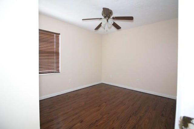 1211 Patton Pl, Oak Grove, KY 42262 - spare room featuring wood finished floors and ceiling fan