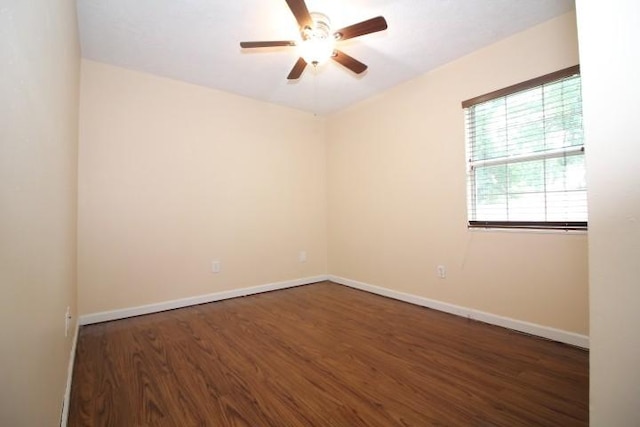 1211 Patton Pl, Oak Grove, KY 42262 - empty room featuring wood finished floors and ceiling fan