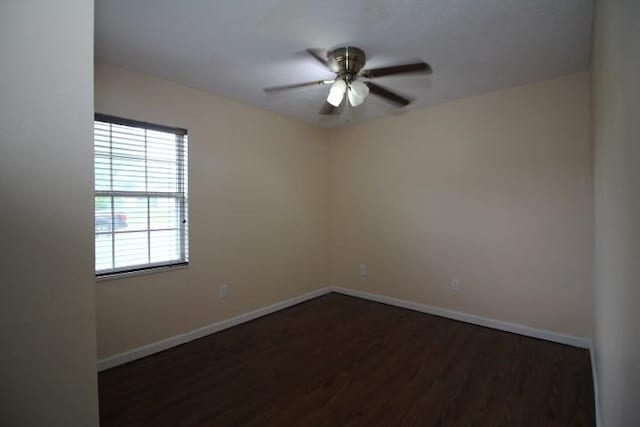 1211 Patton Pl, Oak Grove, KY 42262 - spare room featuring wood finished floors and ceiling fan