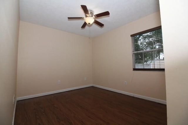 1211 Patton Pl, Oak Grove, KY 42262 - spare room featuring a ceiling fan and wood finished floors