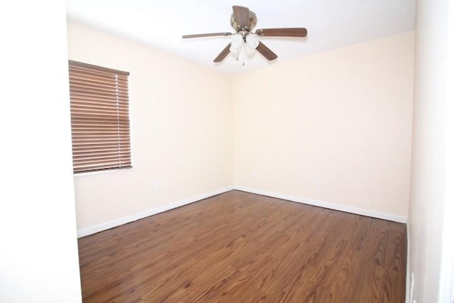 1211 Patton Pl, Oak Grove, KY 42262 - spare room with wood finished floors and ceiling fan
