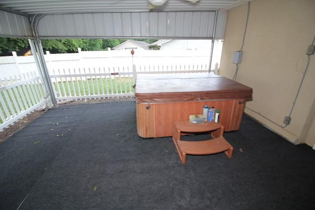 1211 Patton Pl, Oak Grove, KY 42262 - view of patio / terrace featuring a hot tub