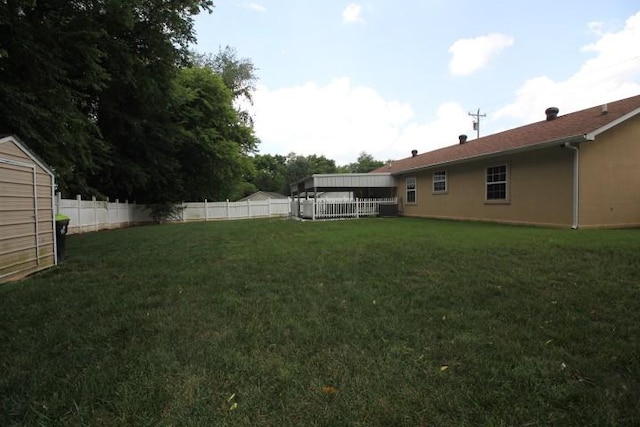 1211 Patton Pl, Oak Grove, KY 42262 - view of fenced backyard