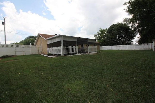 1211 Patton Pl, Oak Grove, KY 42262 - view of fenced backyard