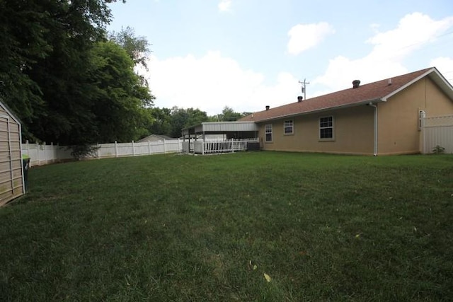 1211 Patton Pl, Oak Grove, KY 42262 - view of fenced backyard