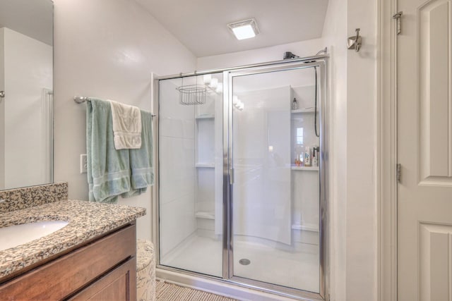 3105 Defilade Dr, Murfreesboro, TN 37128 - bathroom featuring a shower stall and vanity