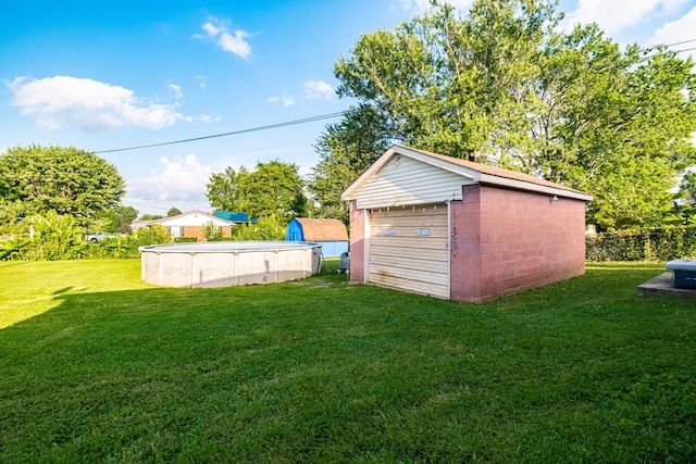404 Mullican St, Mcminnville, TN 37110 - view of grassy yard featuring an outbuilding