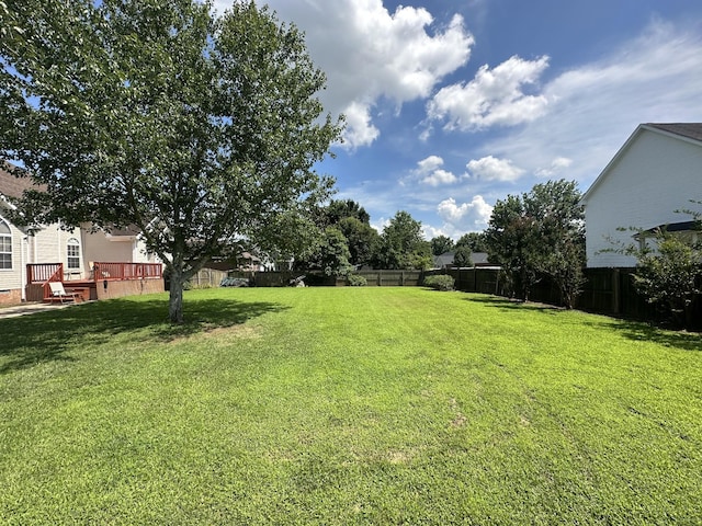 1239 Wentworth Dr, Gallatin, TN 37066 - fenced backyard with a deck
