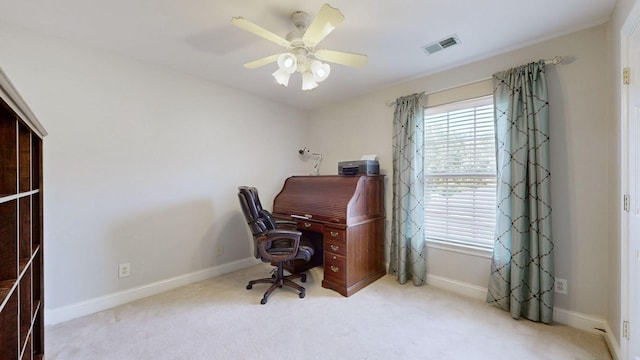 6300 Spera Pointe Xing, Hermitage, TN 37076 - carpeted office space with baseboards and ceiling fan