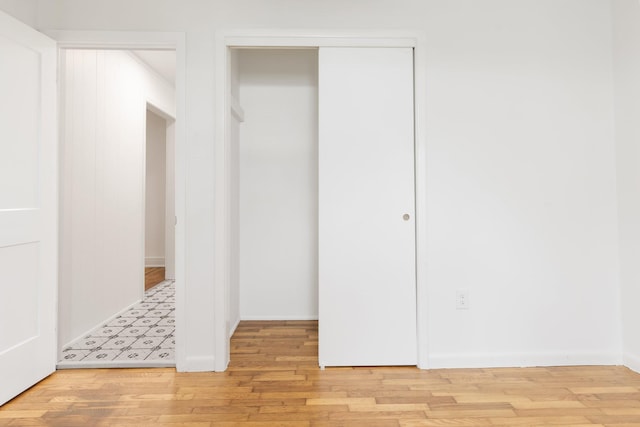 2108 Denham Ave, Columbia, TN 38401 - unfurnished bedroom featuring light wood-type flooring and a closet