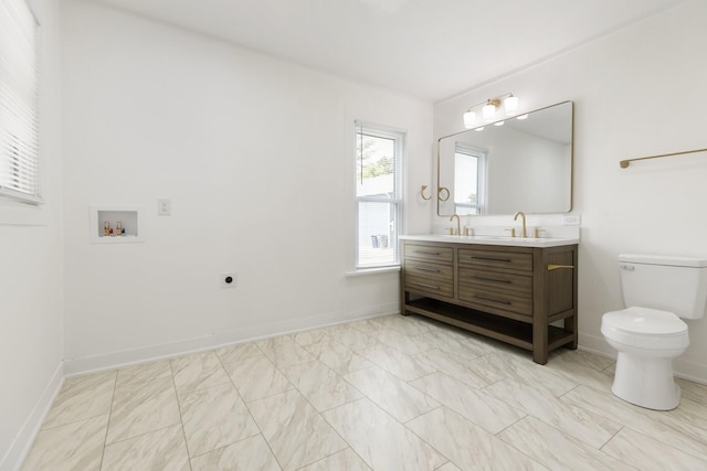 2108 Denham Ave, Columbia, TN 38401 - full bathroom with double vanity and marble finish flooring