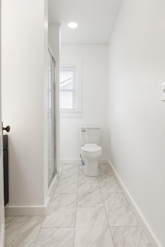 2108 Denham Ave, Columbia, TN 38401 - full bath featuring marble finish flooring and a stall shower