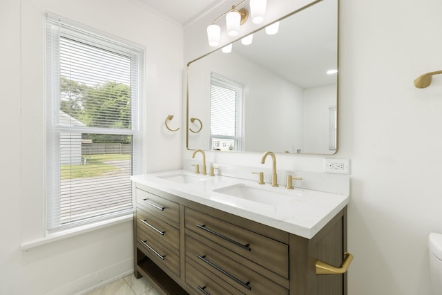 2108 Denham Ave, Columbia, TN 38401 - bathroom with double vanity and plenty of natural light