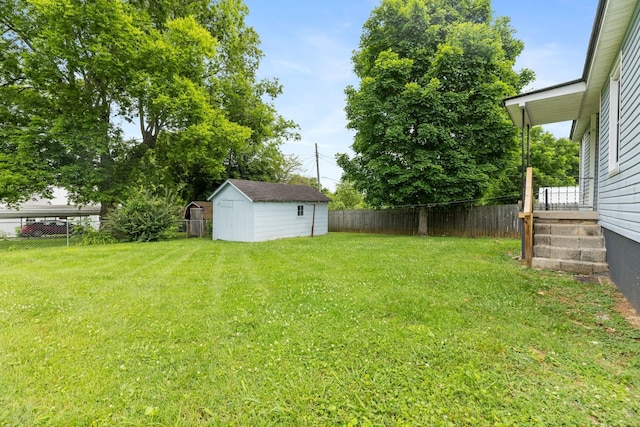 2108 Denham Ave, Columbia, TN 38401 - fenced backyard with a storage shed