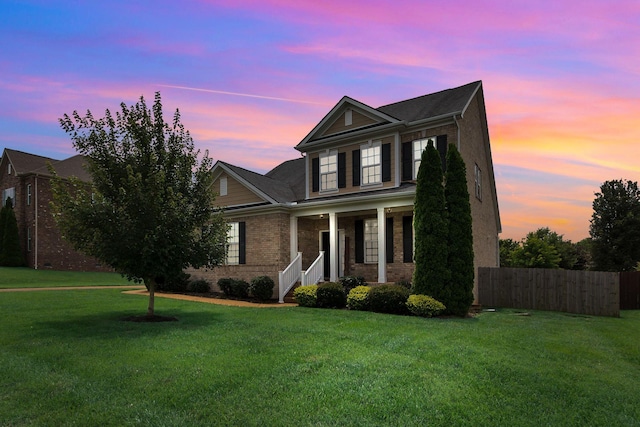 1060 Harvey Springs Dr, Spring Hill, TN 37174 - view of front of property with brick siding and a porch