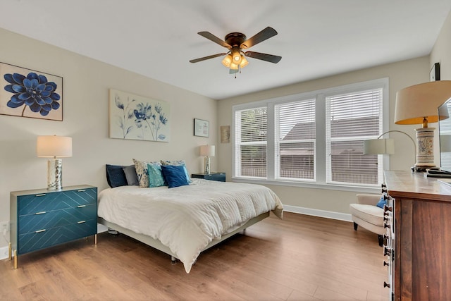 1060 Harvey Springs Dr, Spring Hill, TN 37174 - bedroom featuring wood finished floors and ceiling fan