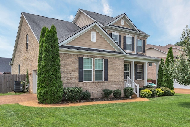 1060 Harvey Springs Dr, Spring Hill, TN 37174 - view of front of property featuring brick siding, a shingled roof, a garage, and driveway