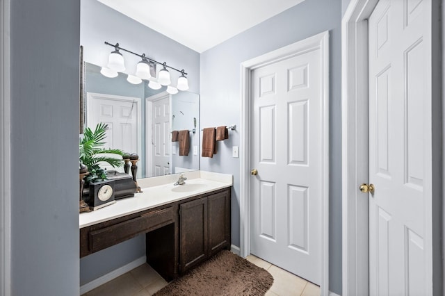 256 Granger View Cir, Franklin, TN 37064 - bathroom featuring vanity and tile patterned floors