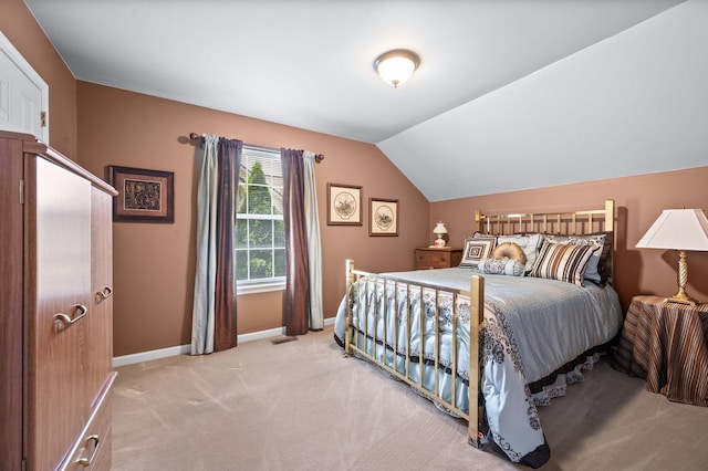 256 Granger View Cir, Franklin, TN 37064 - bedroom with light colored carpet and vaulted ceiling