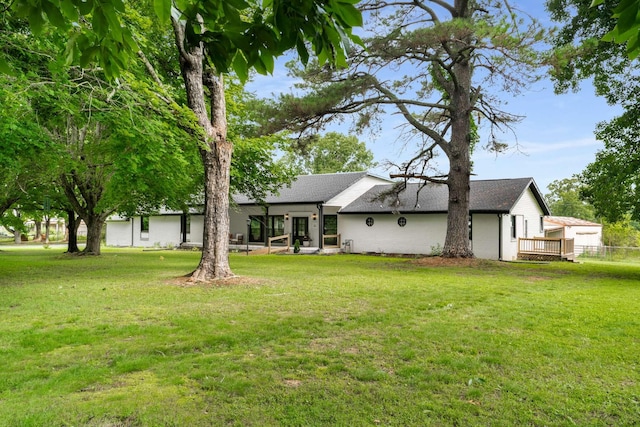 1015 Jump Off Rd, Bon Aqua, TN 37025 - rear view of property with roof with shingles