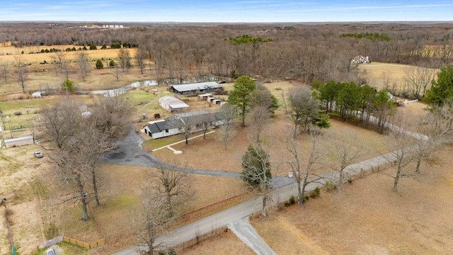 1015 Jump Off Rd, Bon Aqua, TN 37025 - view of property location with rural landscape and a forest